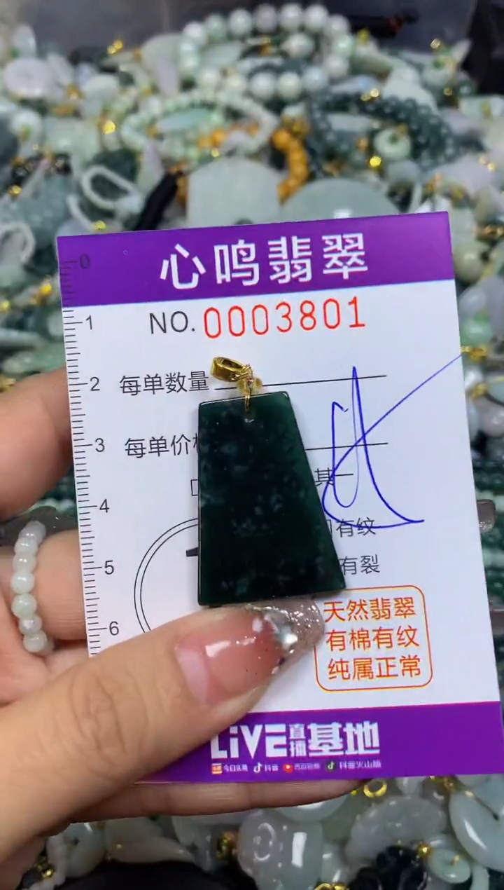 【闪购商品】翡翠颈饰未镶嵌闪购003801