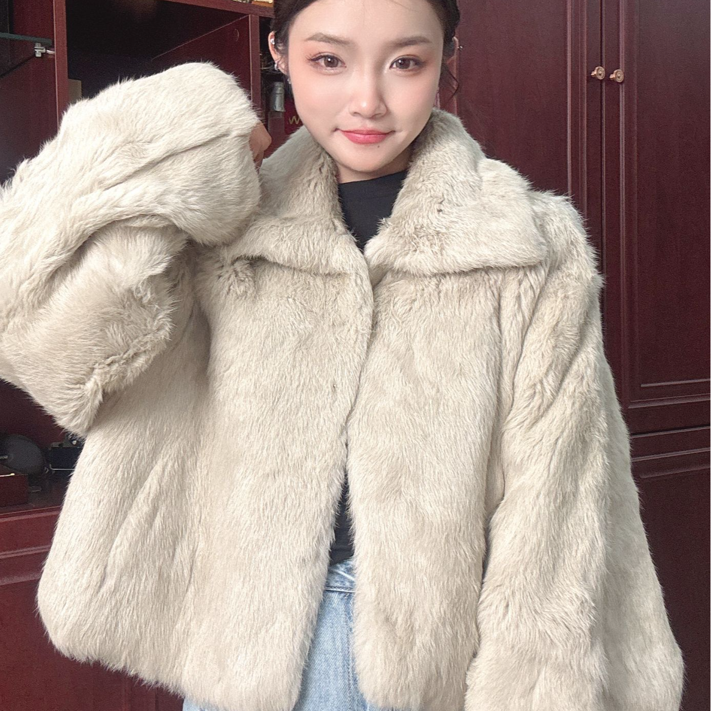 秋冬限定新款女装外套短款01