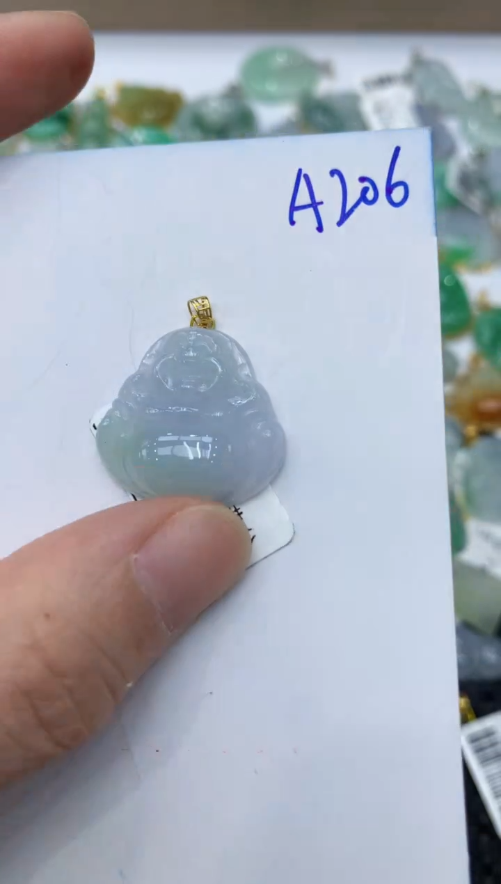 翡翠18K金镶嵌颈饰99999999999