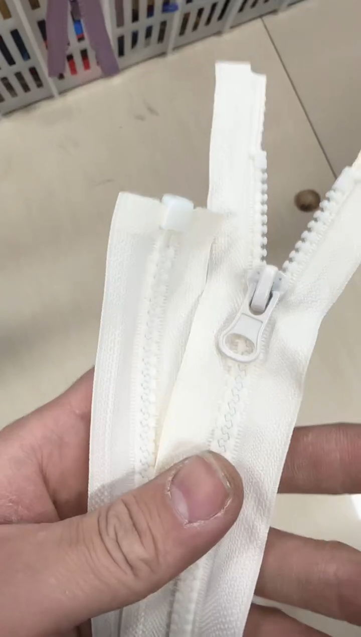5号树脂单开米白色78.5cm30条