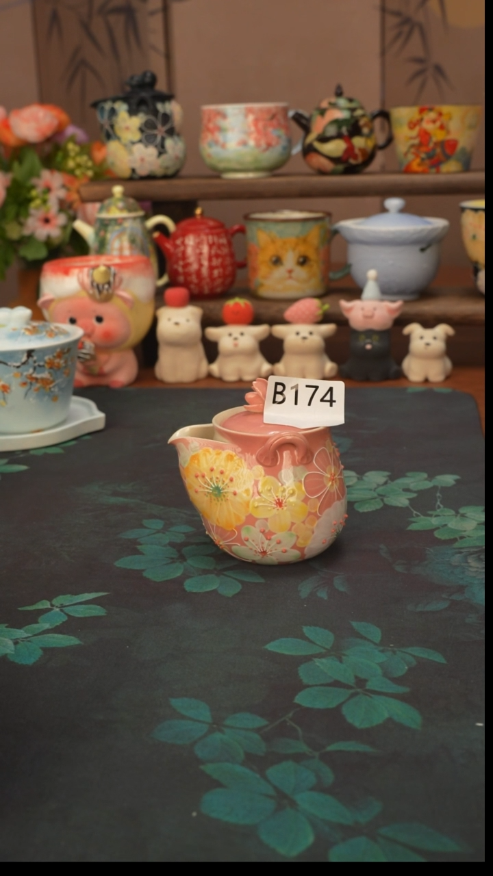 花满蹊  粉色宝瓶174