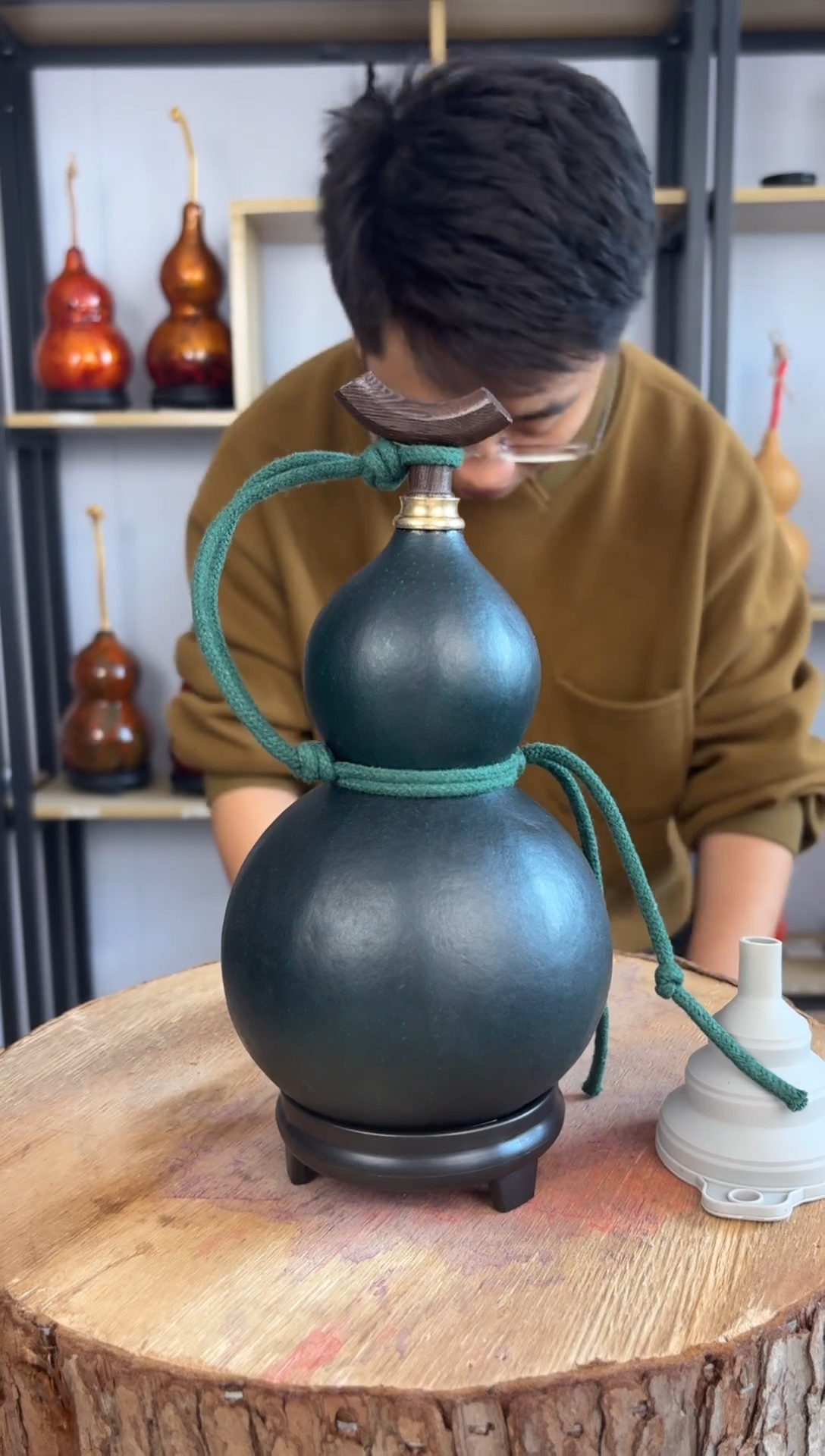 大漆酒葫芦可装开水