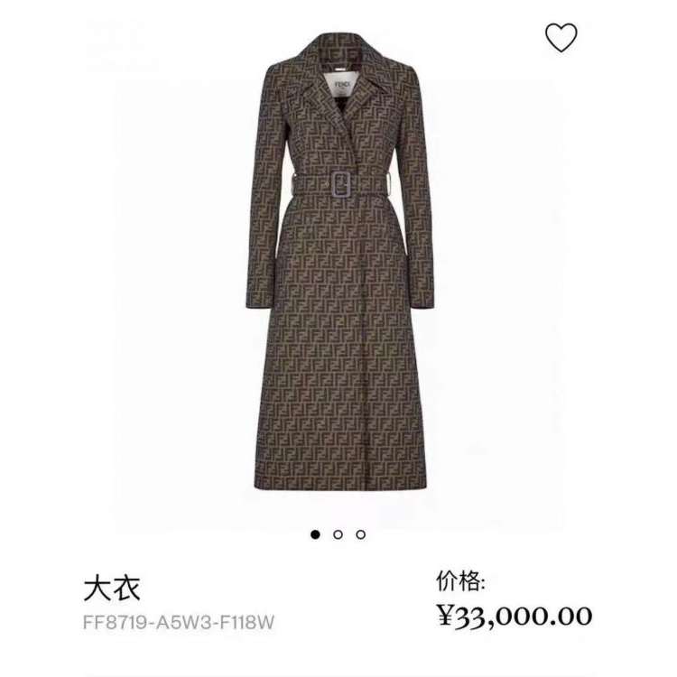 芬迪/风衣/95新/[251226SJ]