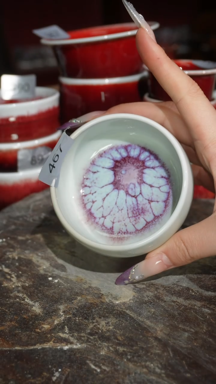 摆件陶精品窑变钧瓷茶器