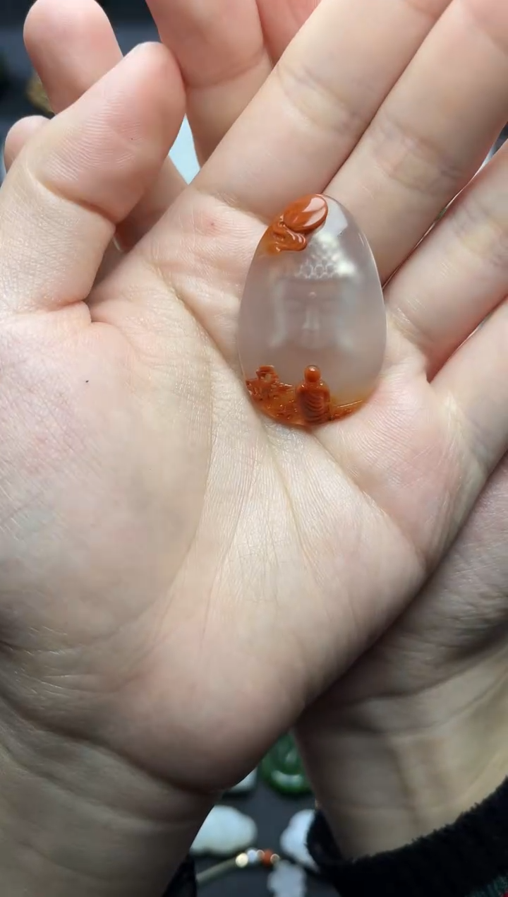 颈饰未镶嵌南红玛瑙悟道06