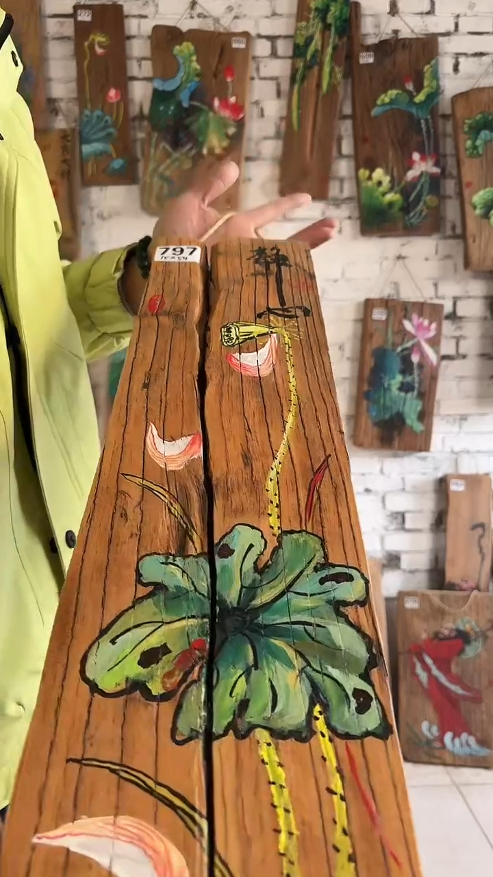 【闪购商品】桃核吊坠797号门板画
