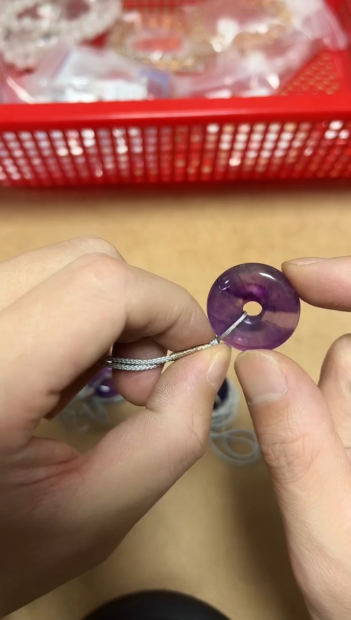 未镶嵌手链水晶20-74紫水晶项链