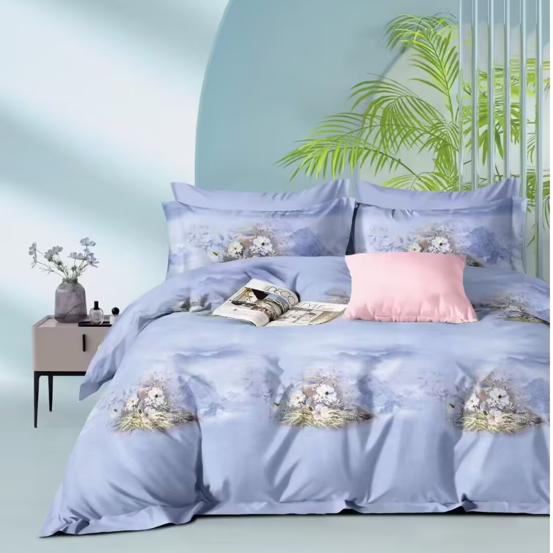 精梳全棉 100%全棉柔软亲肤透气床上用品斜纹棉面料