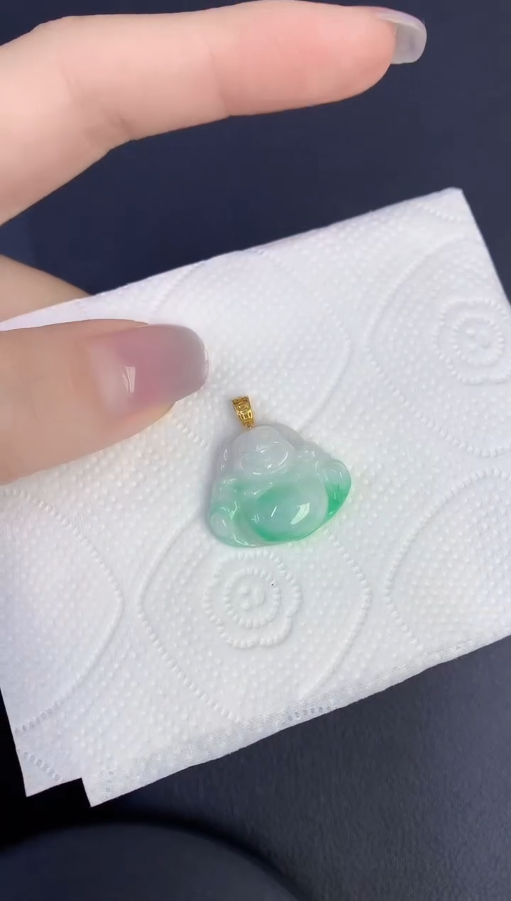 颈饰未镶嵌翡翠缅甸天然翡翠A货