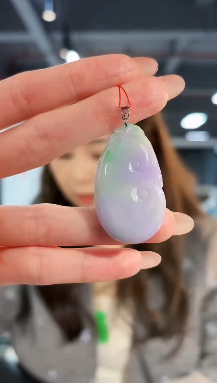 【闪购商品】翡翠颈饰银S925镶嵌缅料A货/多样性发货/一件