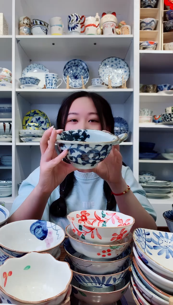 钛合金章鱼唐草小号双耳钵