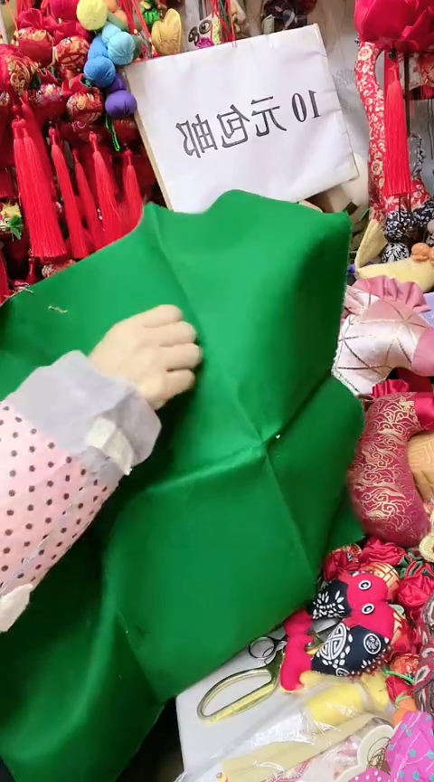 棉纯棉绿色斜纹45*45