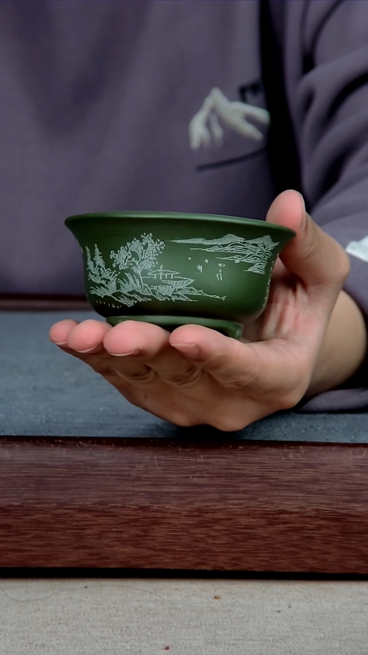 紫砂花盆7.5*3.5内径紫砂花盆