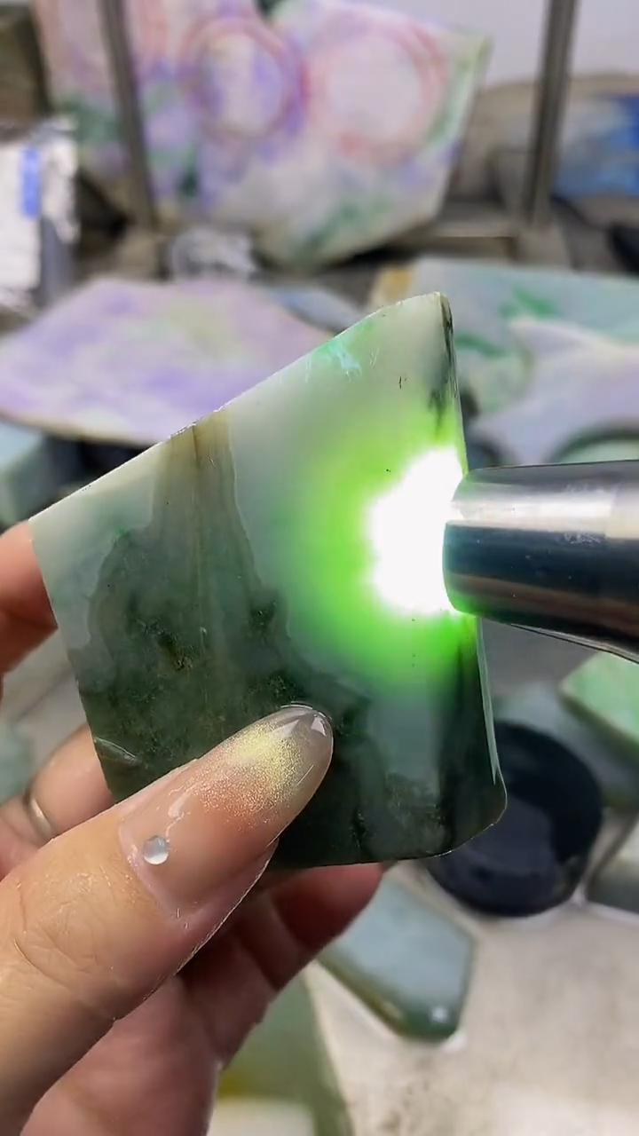 散珠翡翠天然缅甸翡翠A货330