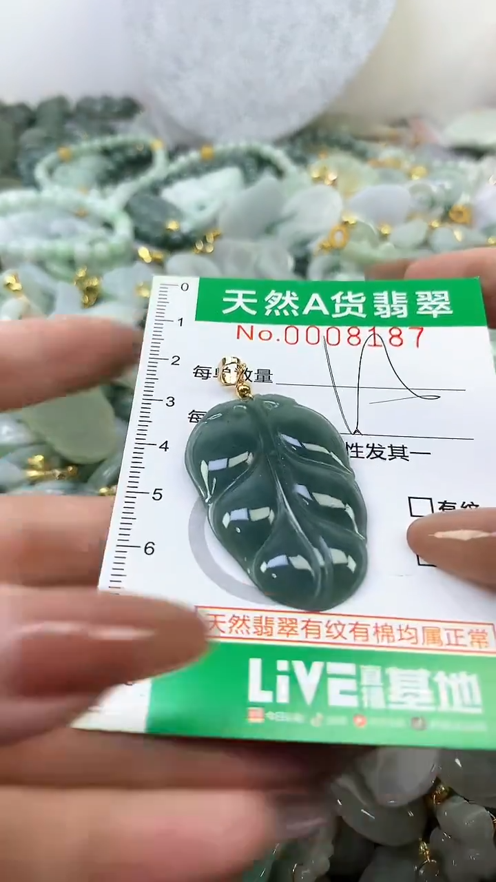 颈饰未镶嵌翡翠未镶嵌天然A货翡翠