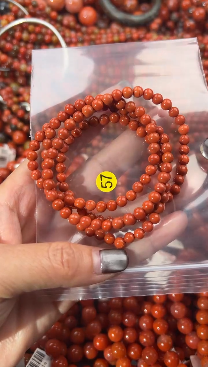 未镶嵌手串南红玛瑙5+