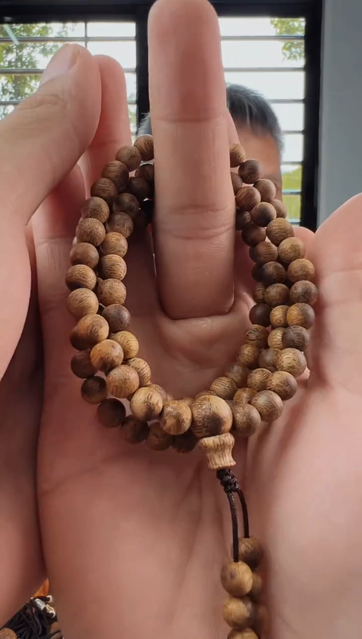 手串沉香天然野料06圆珠多圈10克多样性发一