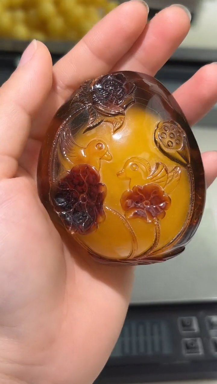 裸石蜜蜡未镶嵌天然琥珀蜜蜡