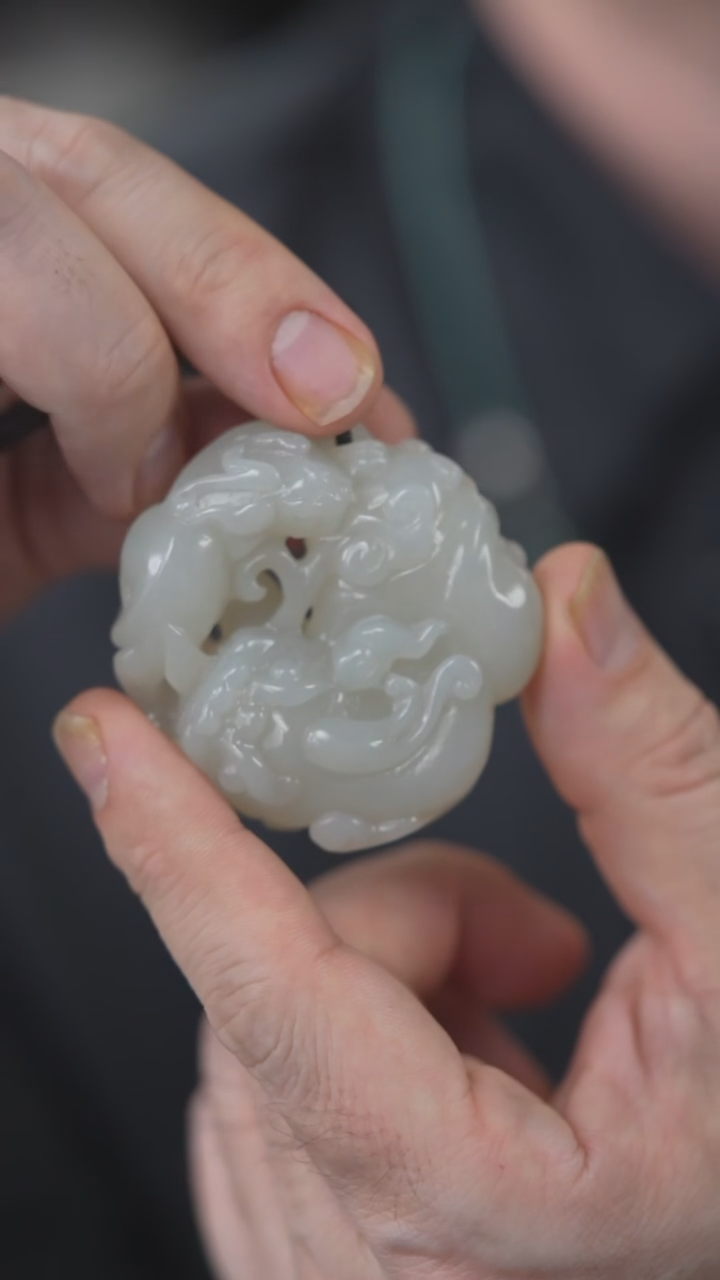 颈饰未镶嵌和田玉貔貅