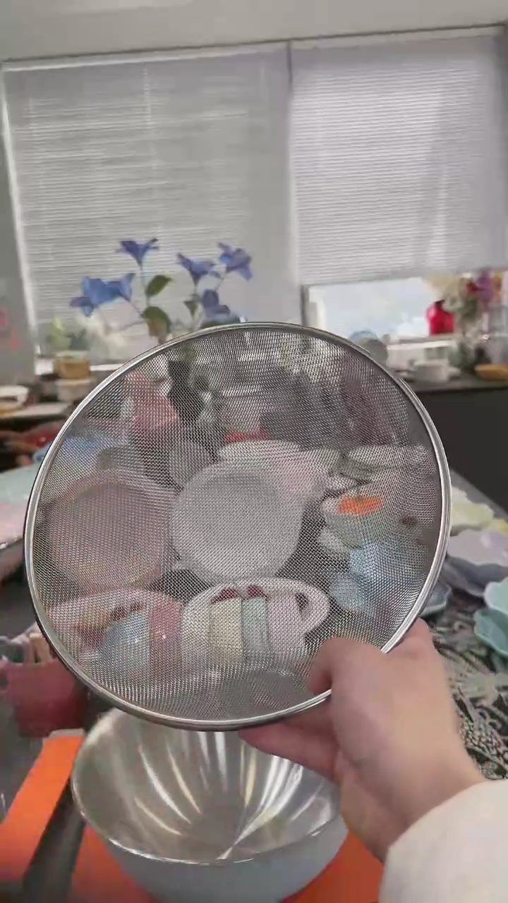 【闪购商品】瓷不锈钢料理盆+沥水篮24cm（2件套）