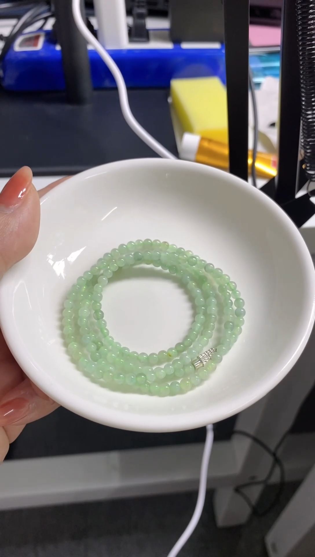 【闪购商品】翡翠手链未镶嵌天然缅甸翡翠A货长链