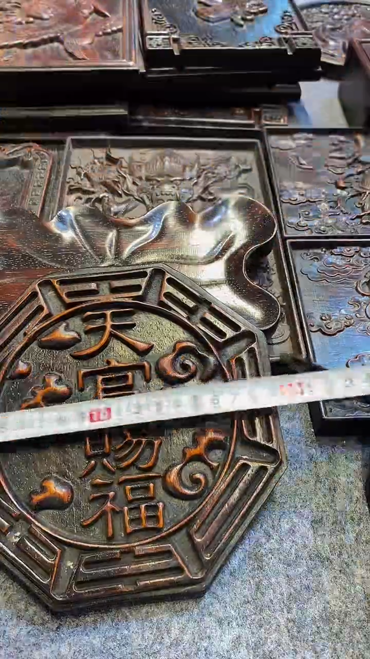 木紫檀雕刻一物一拍