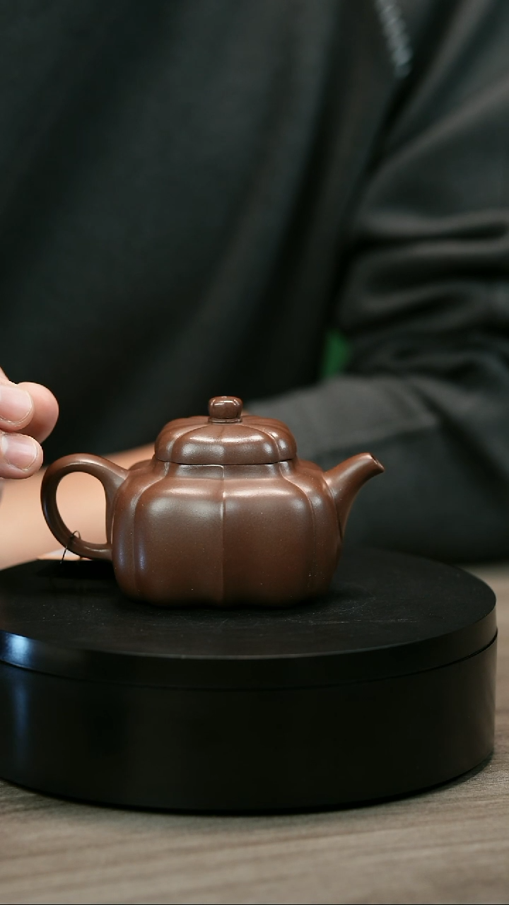 茶壶紫砂傻*呆H1453赵信军筋文四方