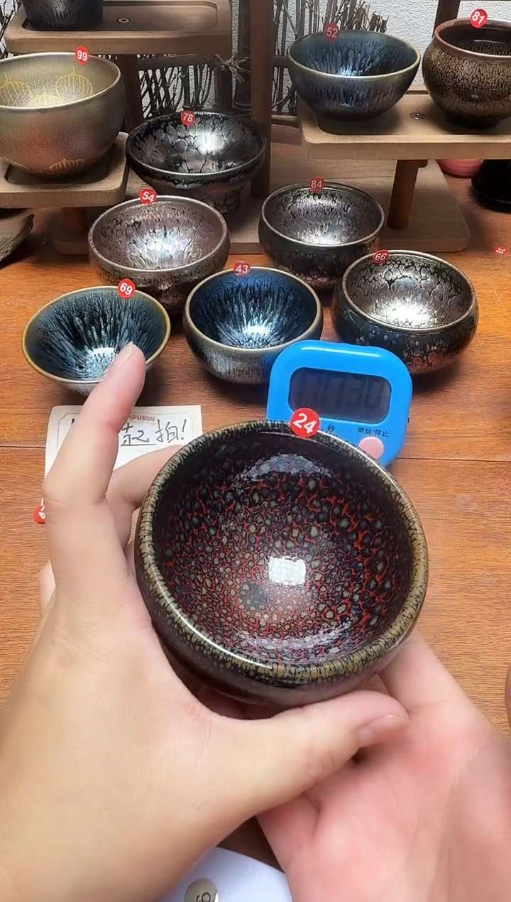 茶盏Q*Y24号建盏工匠茶器