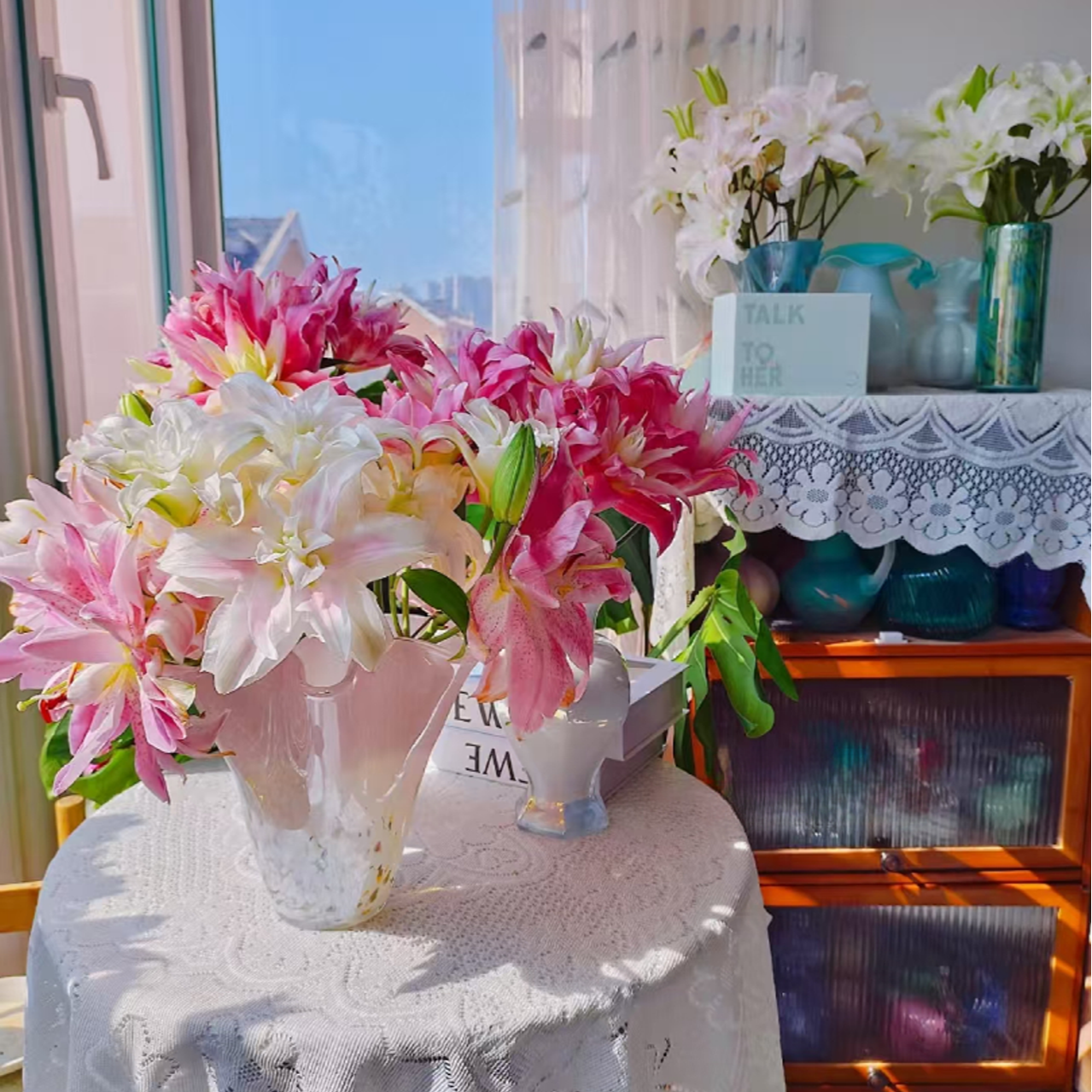 【香水百合3头3枝】北方地区今天拍明天发，任意两单顺丰包邮