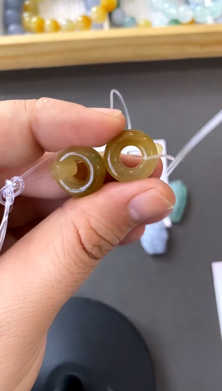 【闪购商品】定制翡翠未镶嵌一对