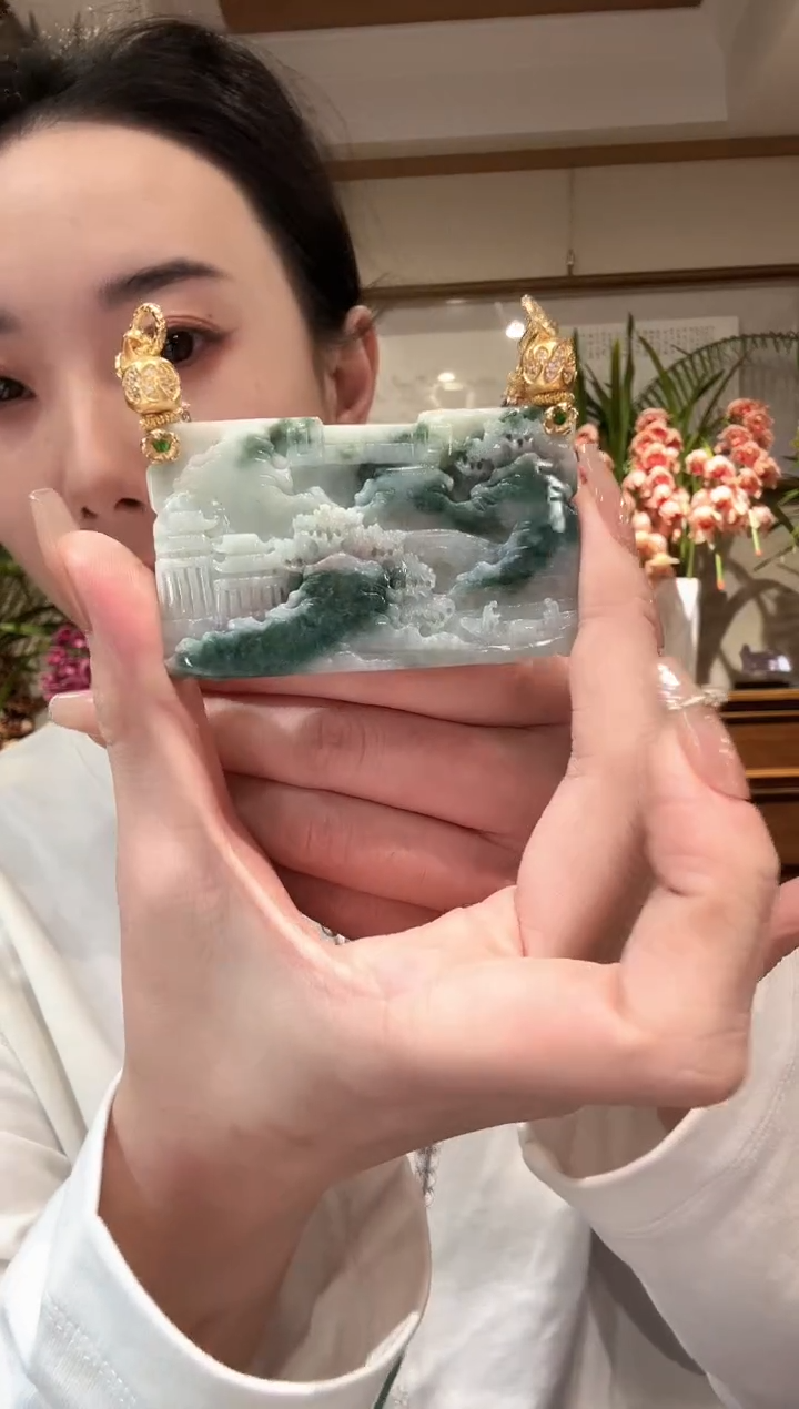 【闪购商品】翡翠颈饰未镶嵌国风