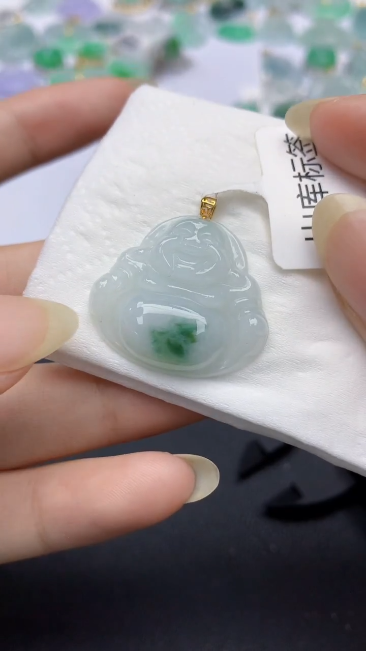 颈饰未镶嵌翡翠天然缅甸a货翡翠百元以上9元证书费自理