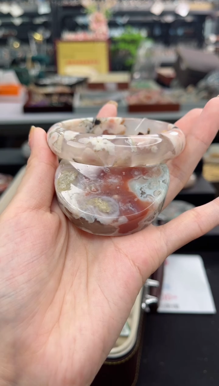 【闪购商品】石英质玉手镯未镶嵌59圈口（赠品镯心）626365