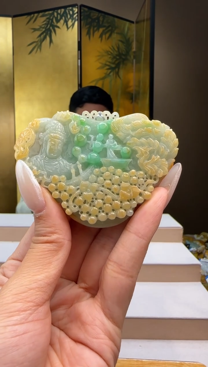 吊坠(不含链)未镶嵌翡翠MM@@960Q3J22724