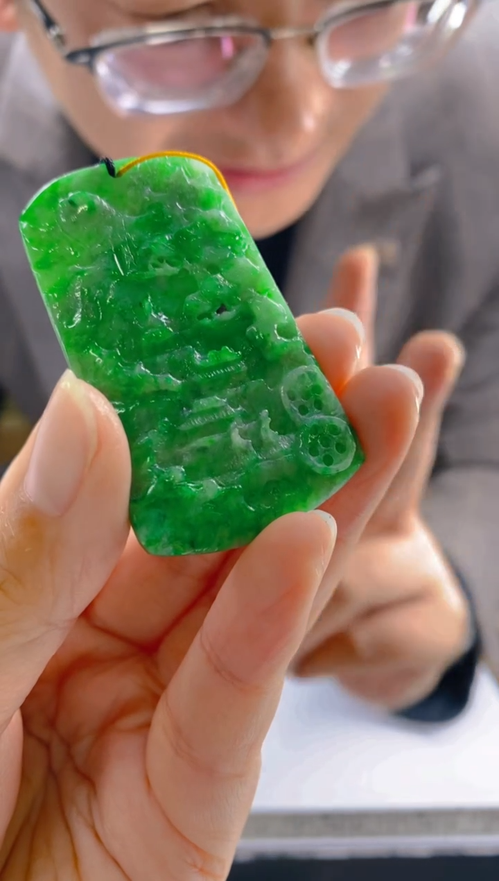 定制翡翠未镶嵌LL1翡翠毛货LBL-25