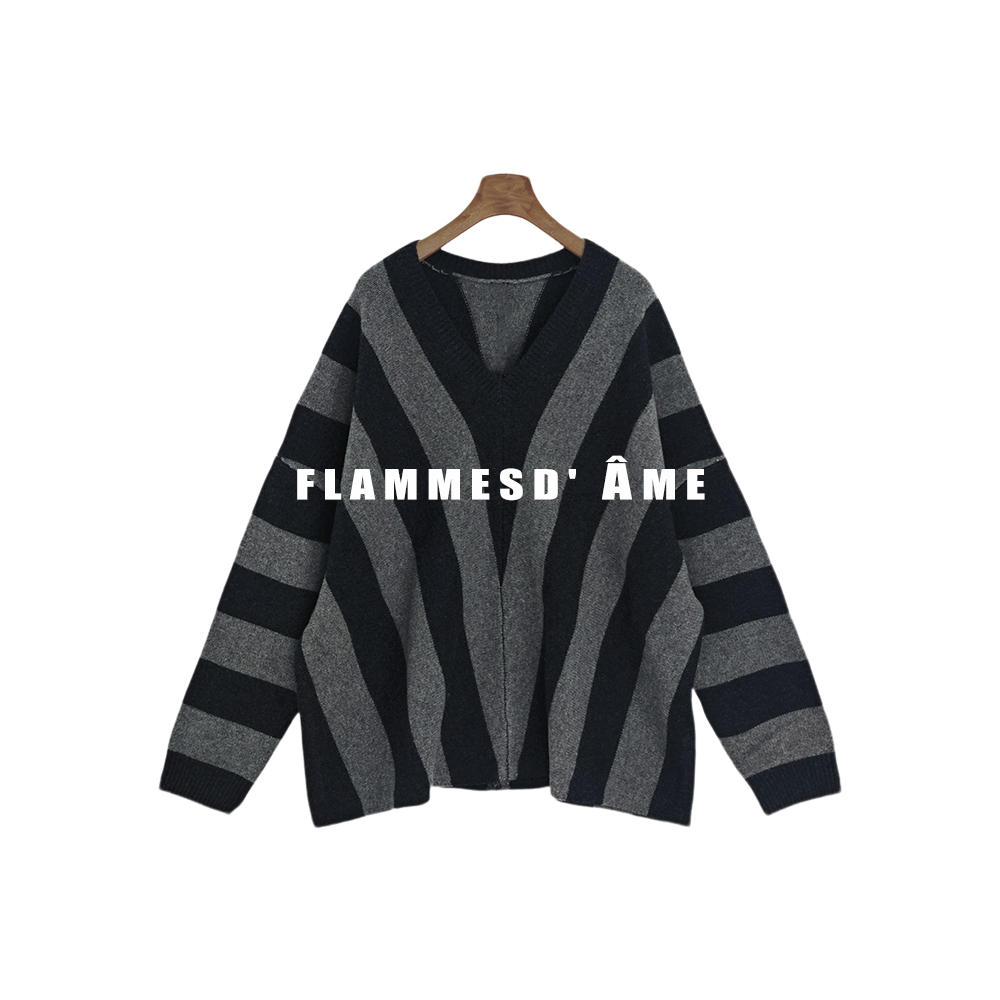 【空纹】100绵羊毛冬款上新设计师长期主义松弛感慵懒风针织毛衫