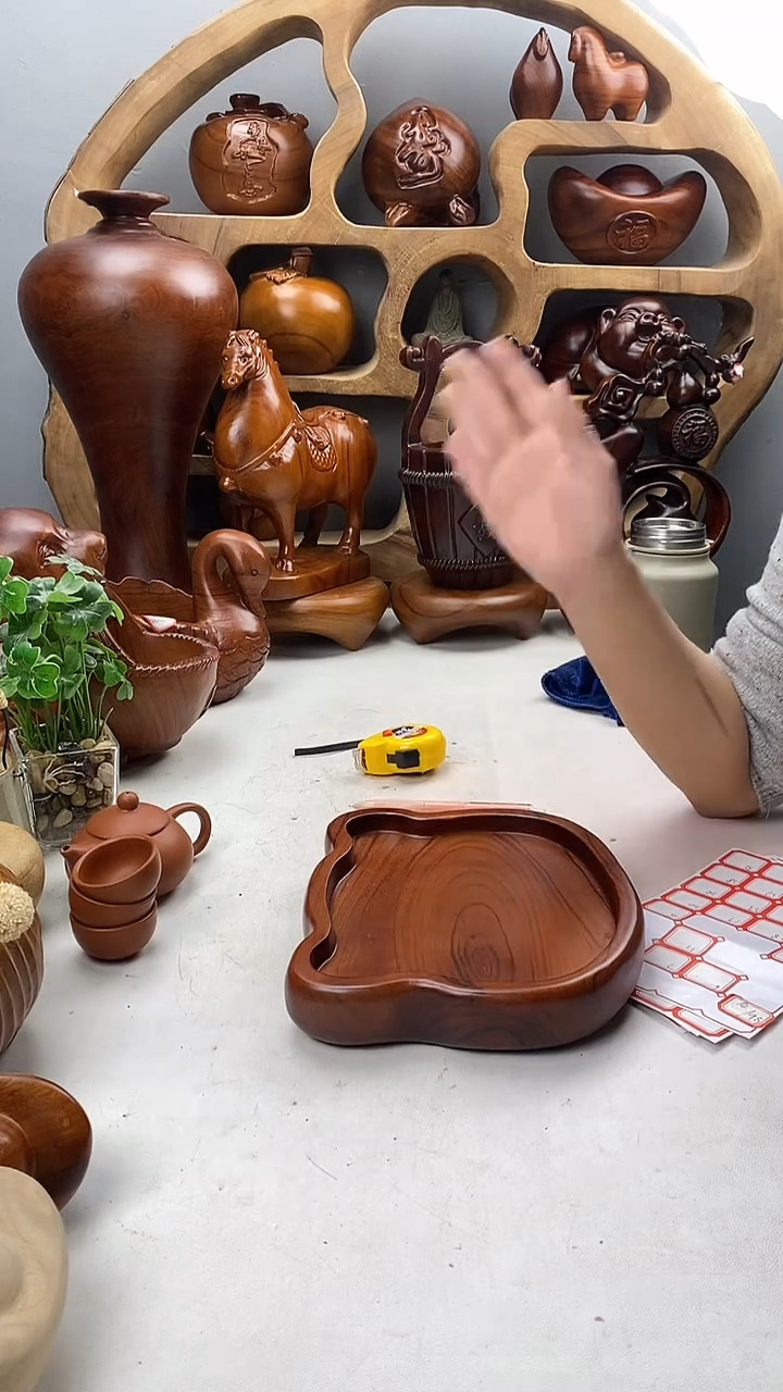 香樟木A16小熊干泡/尺寸23*20*4