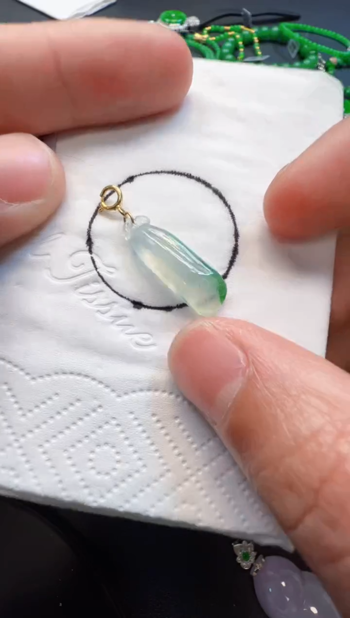 【闪购商品】定制翡翠18K金镶嵌580元