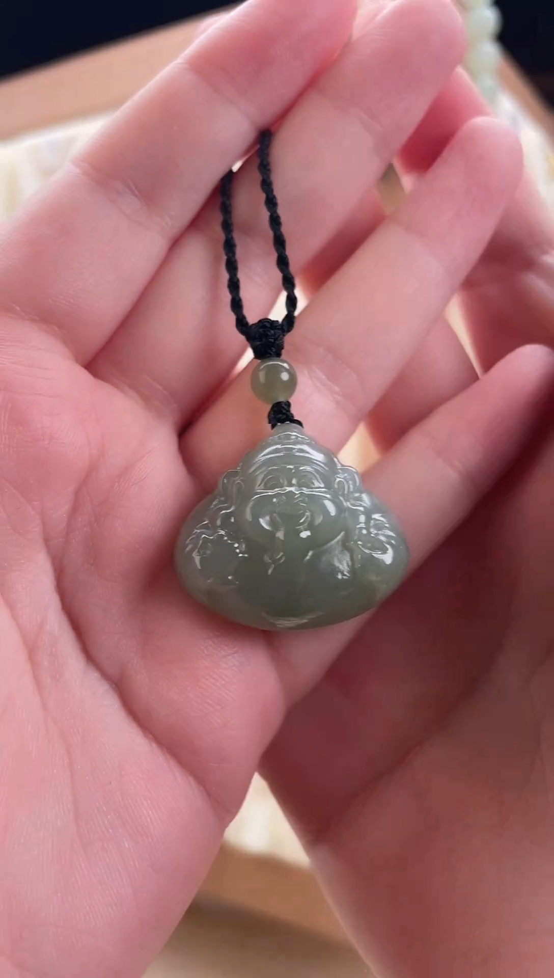 【闪购商品】和田玉颈饰未镶嵌和田玉财神挂件