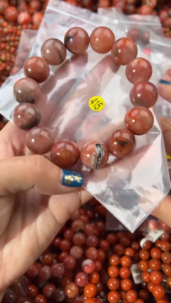 未镶嵌手串南红玛瑙17+