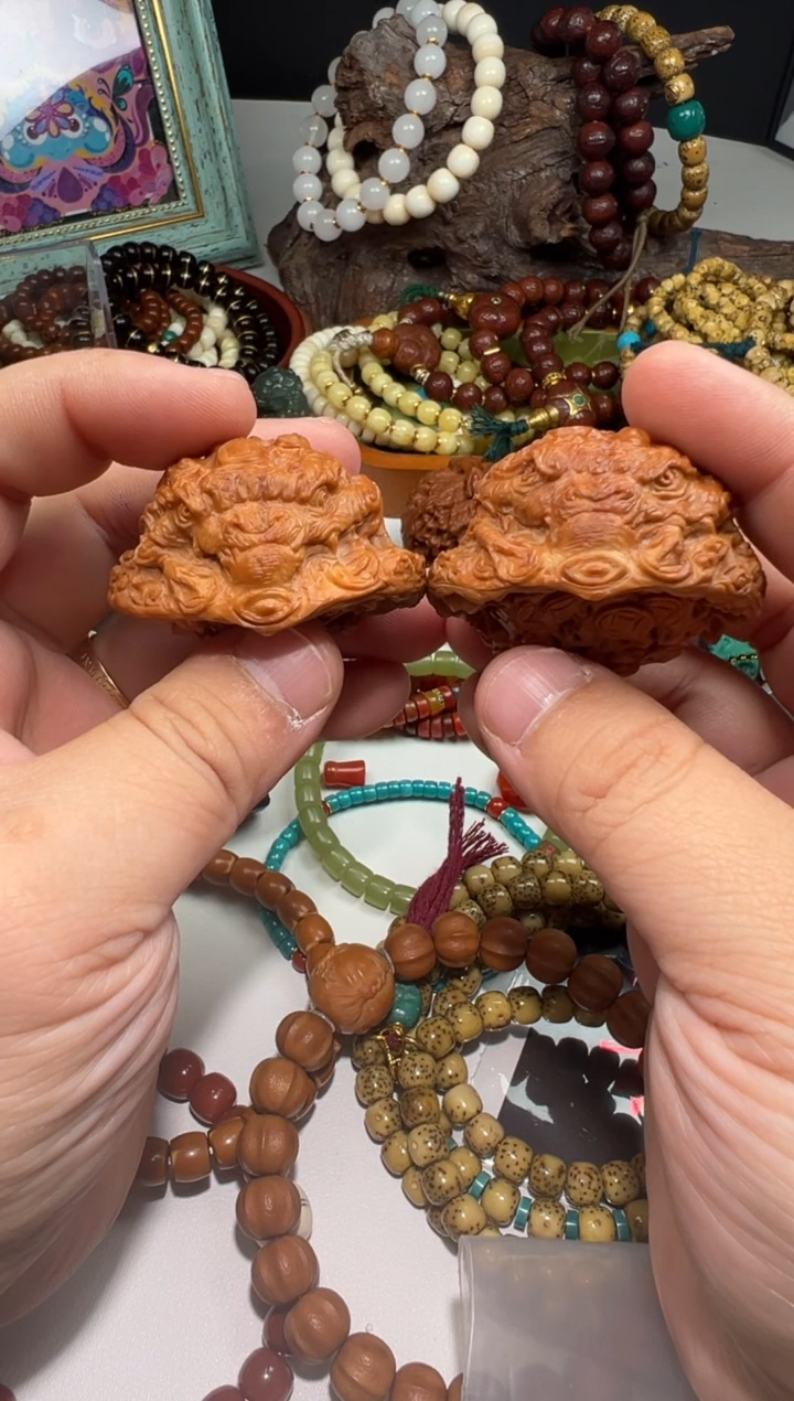 把件桃核核桃把件