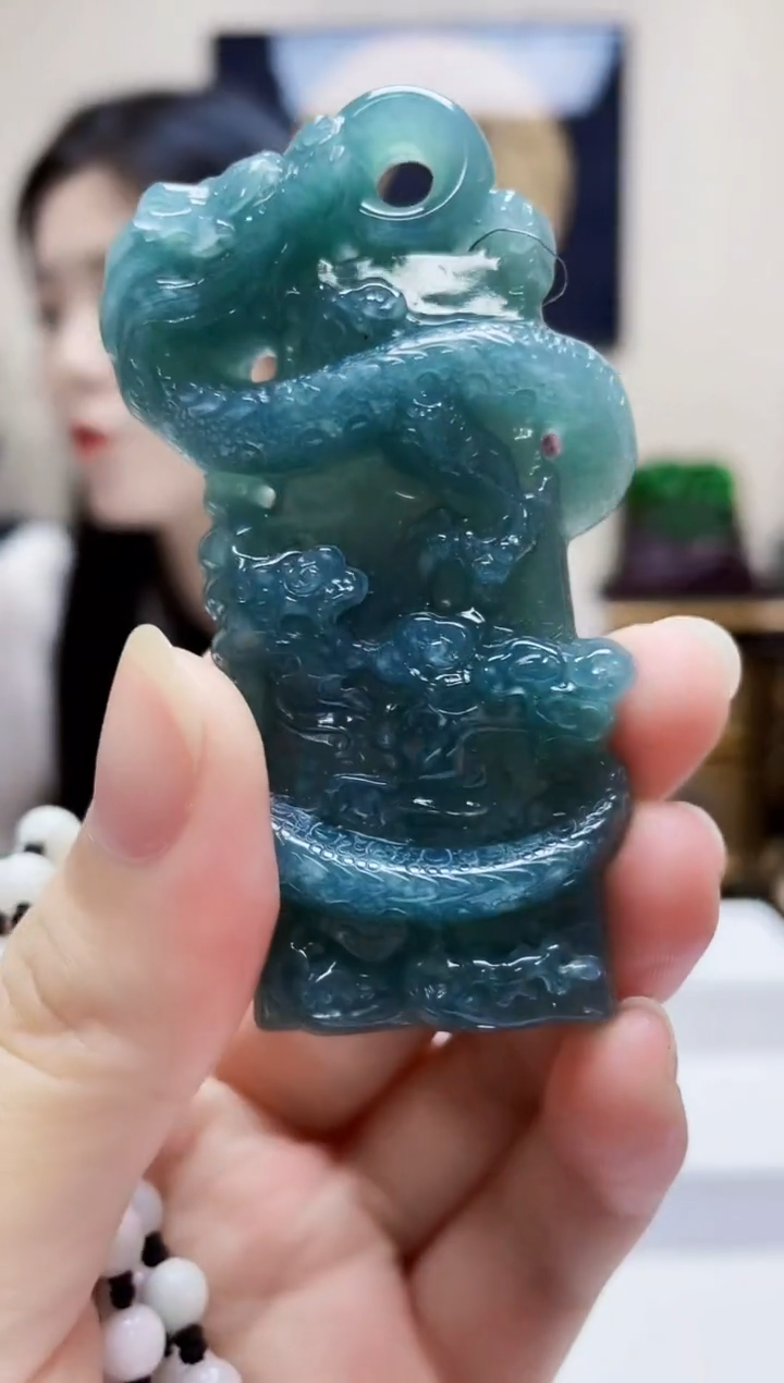 未镶嵌定制翡翠吊坠163