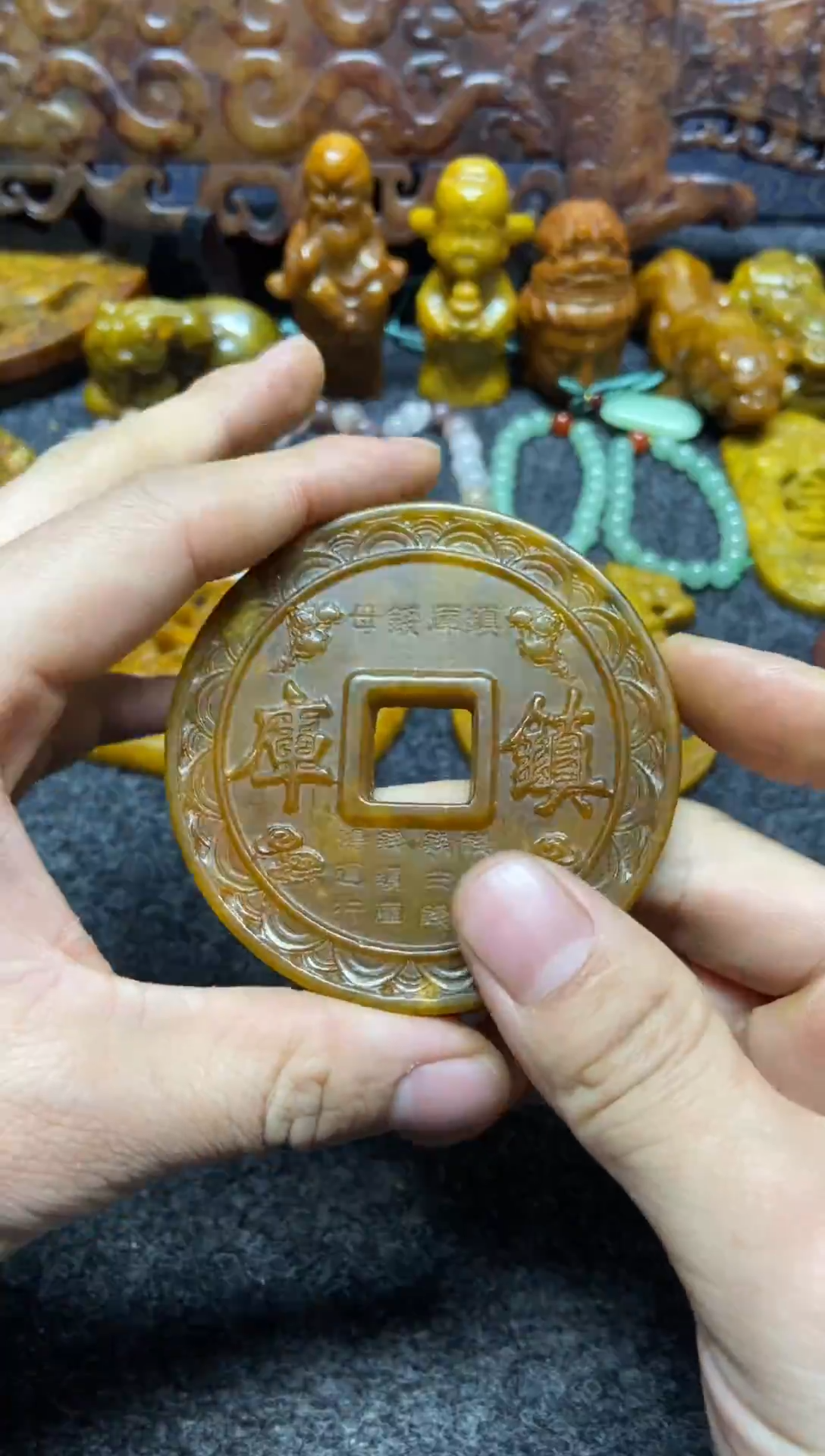 未镶嵌岫玉吊坠(不含链)直播间专用链接