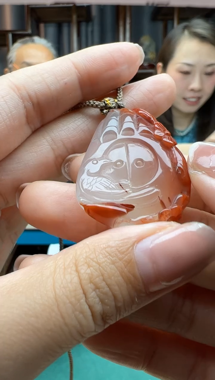 【闪购商品】南红玛瑙颈饰未镶嵌吊坠