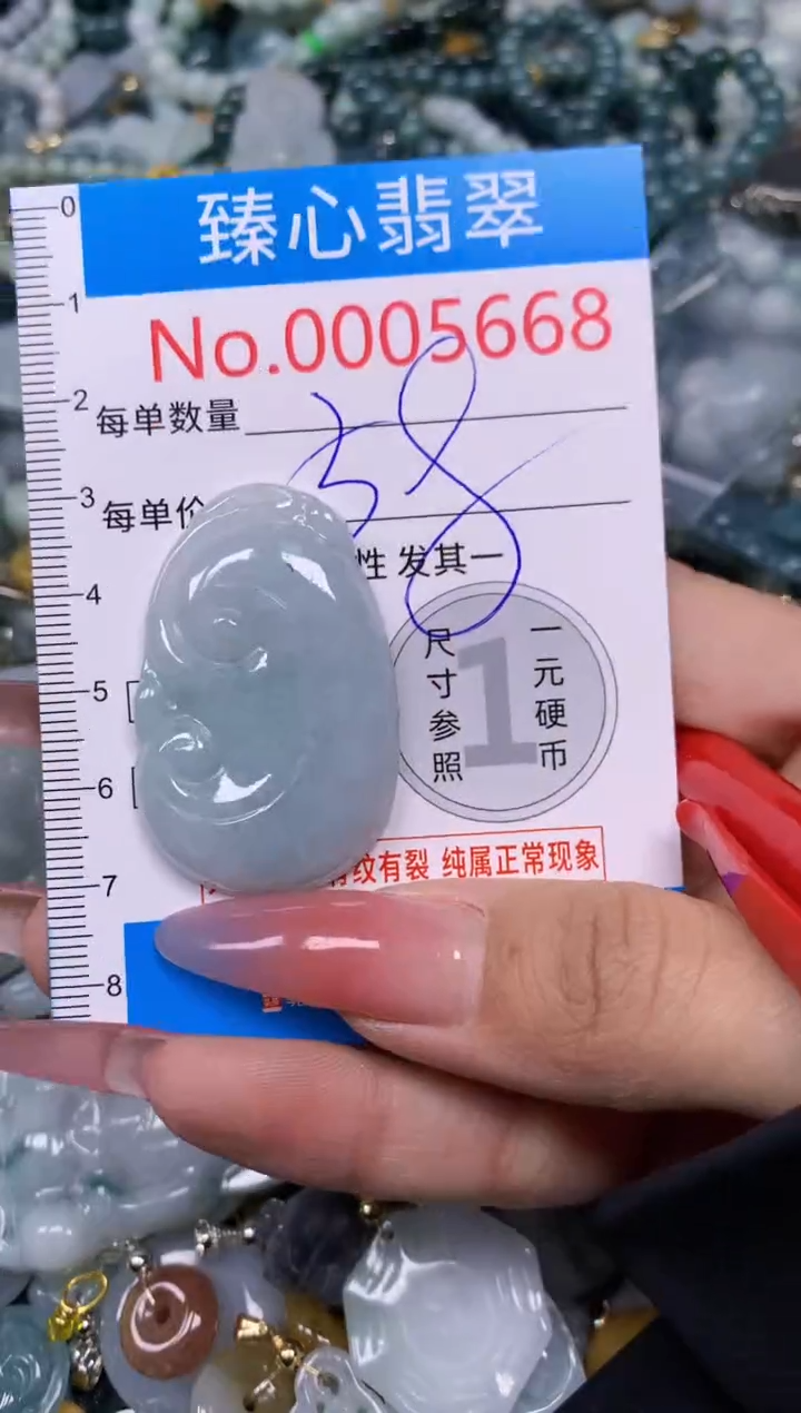 【闪购商品】翡翠颈饰未镶嵌含绳0005668