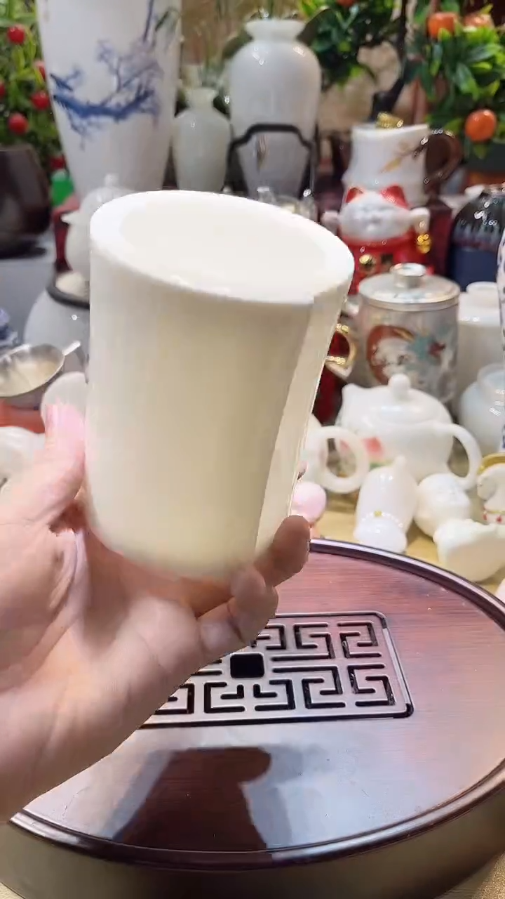 瓷片德艺茶器直播间@@茶道筒