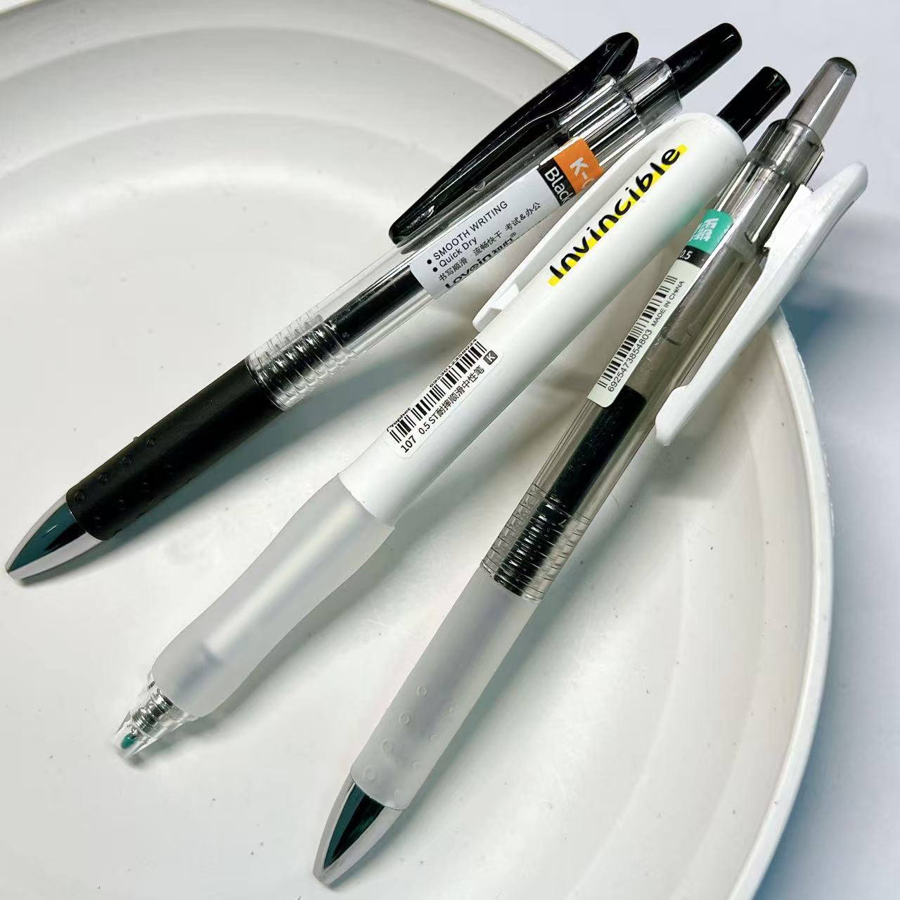 【黑墨-3支】G14知心考霸+K01+Sweet,掉封蜡不售后