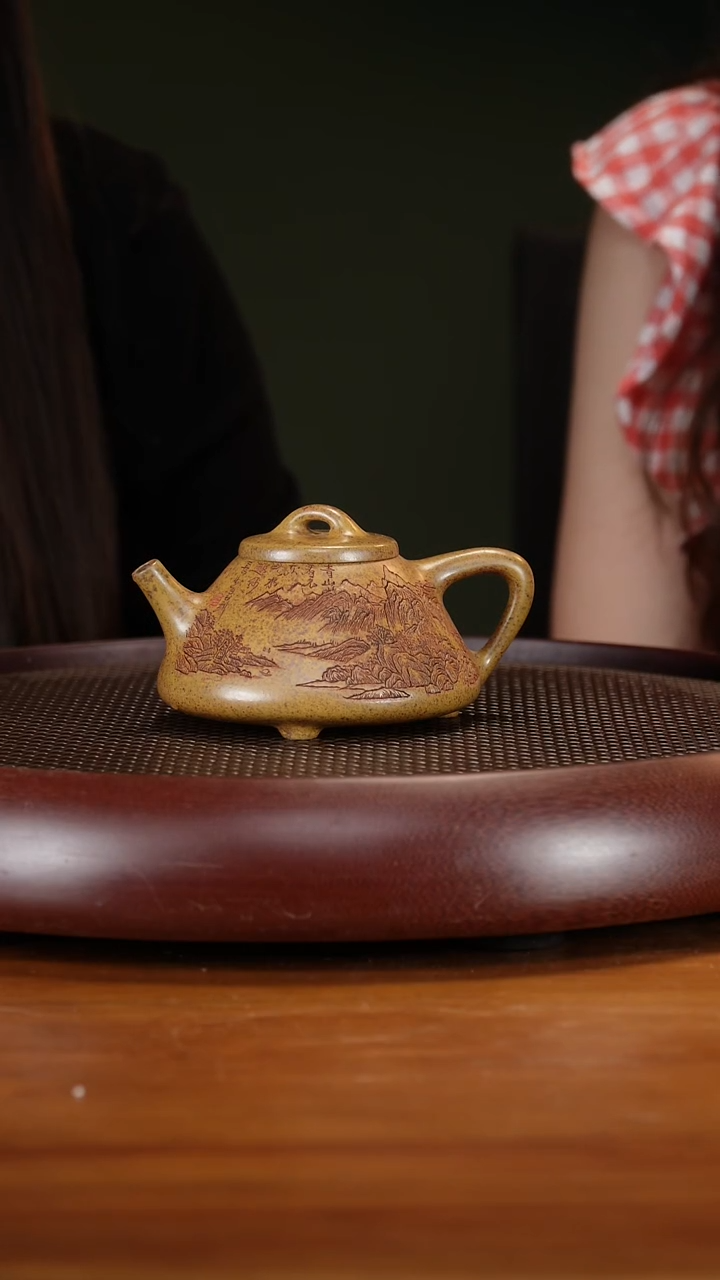 茶壶紫砂120WSY子冶石瓢 龙骨金砂柴烧270cc