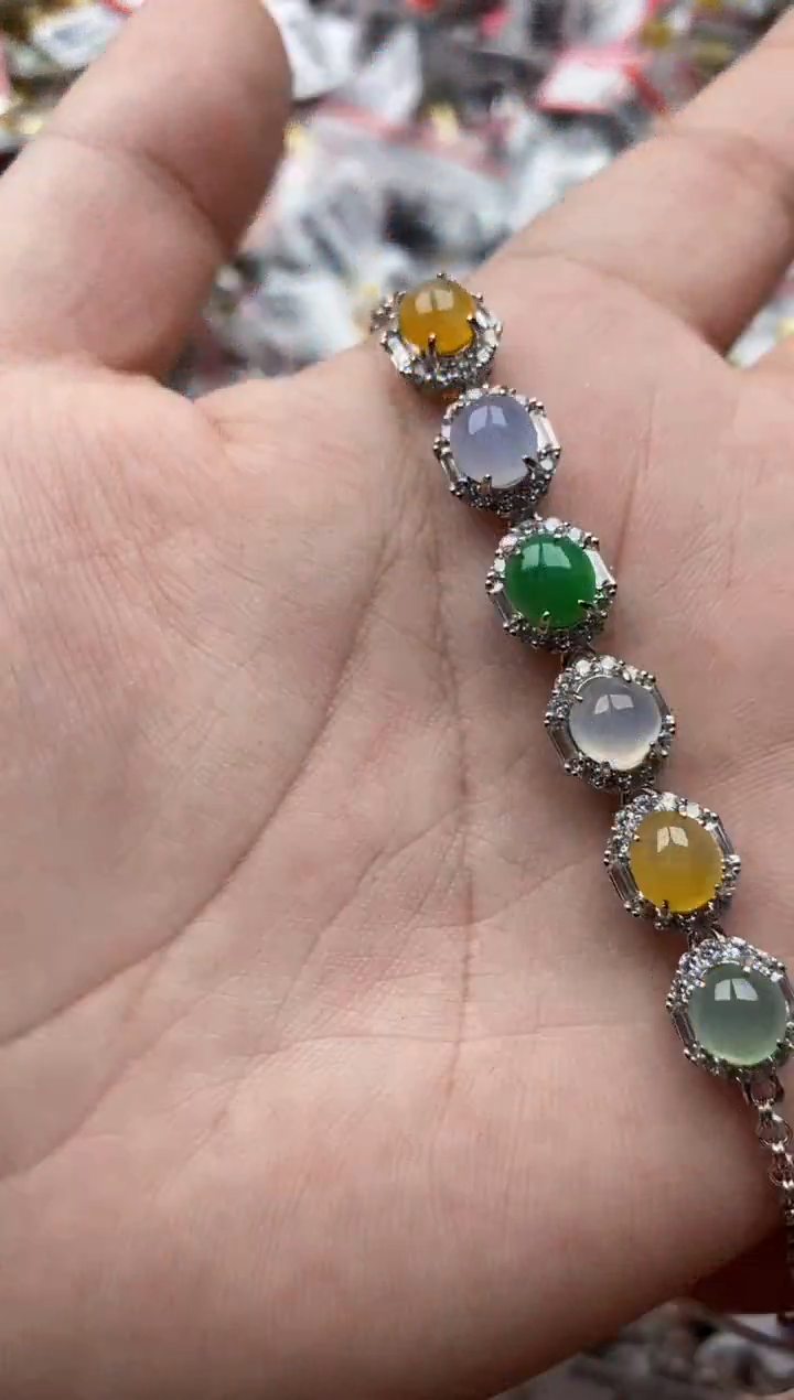 【闪购商品】翡翠戒指银S925镶嵌2222---6