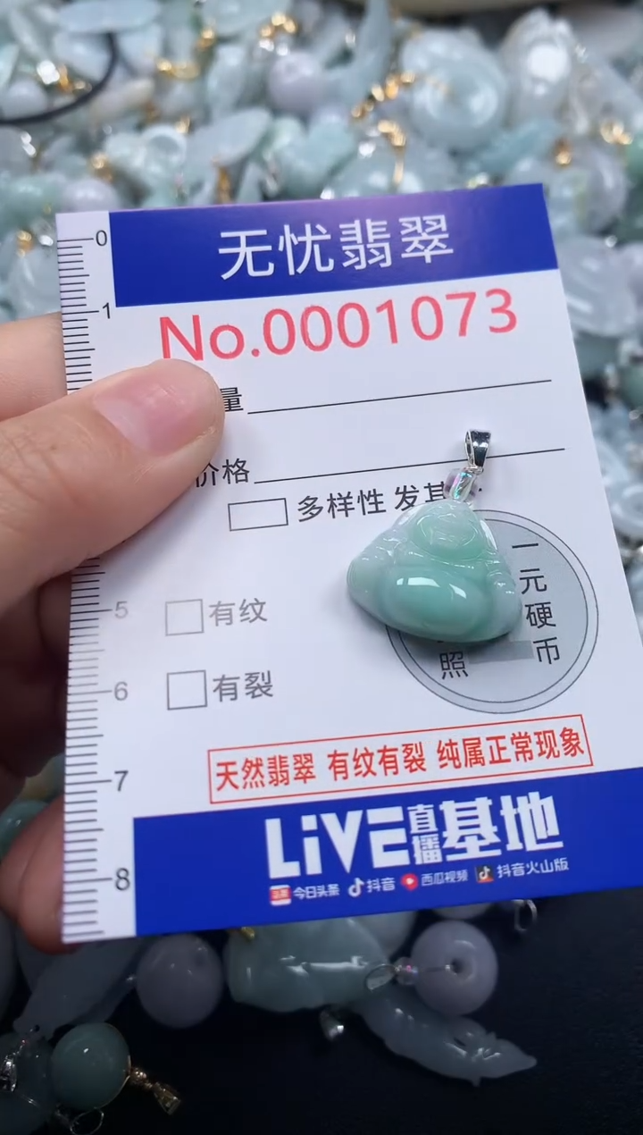 颈饰未镶嵌翡翠1073